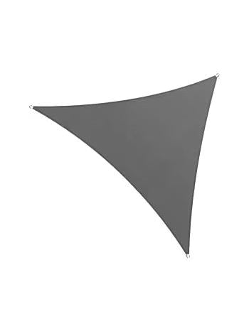 VELA DE SOMBRA TRIANGULAR 3,6X3,6X3,6M GRIS