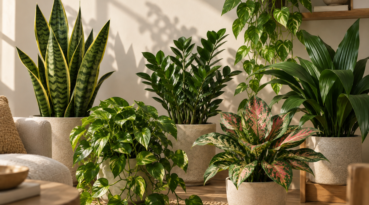 Plantas para poca luz: 5 plantas de interior resistentes