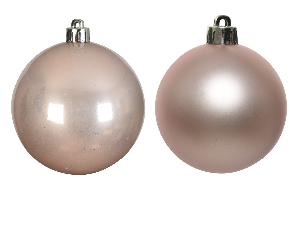BAUBLES SHATTERPROOF  BLUSH PINK DIA8CM
