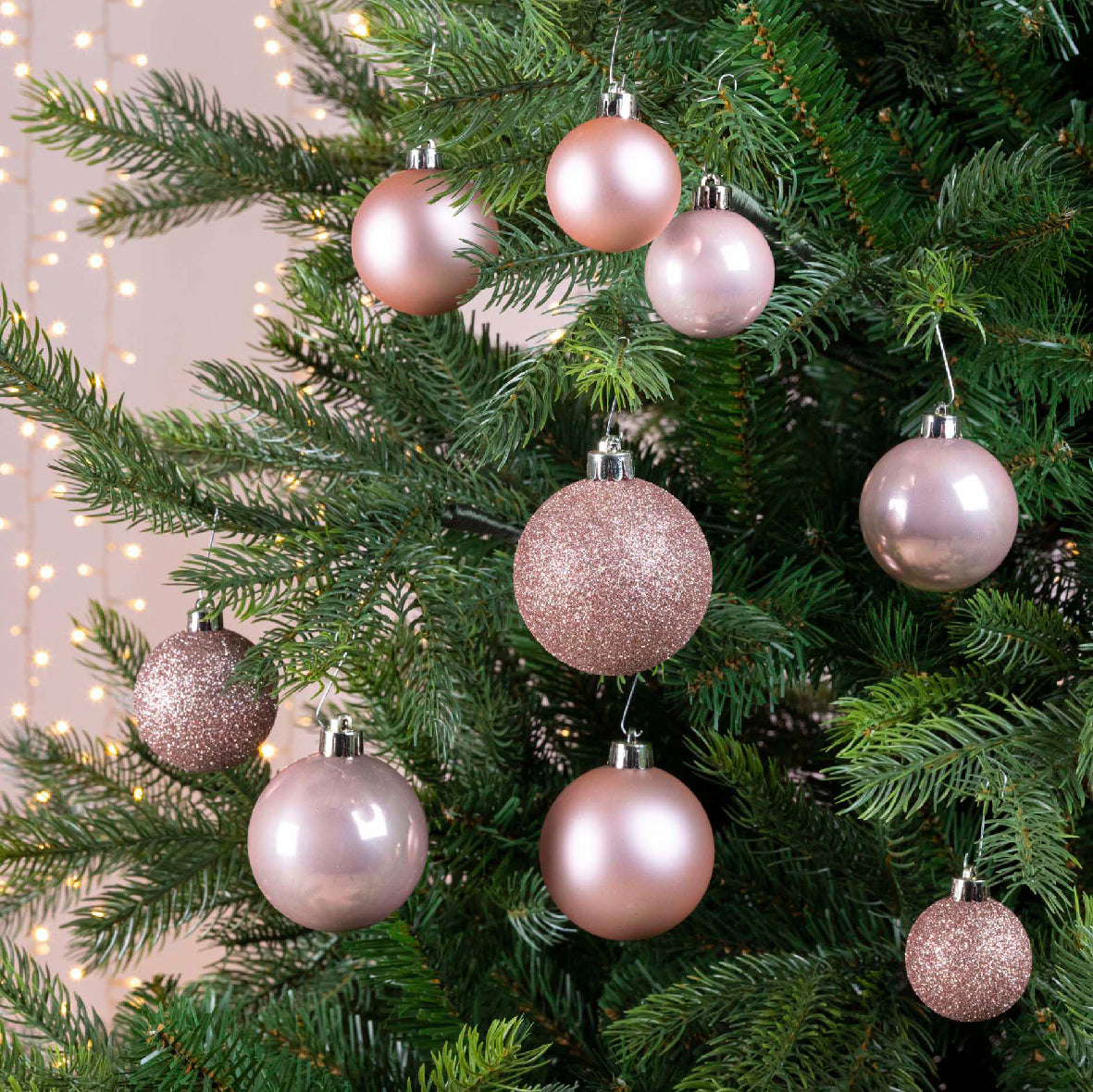 BAUBLES SHATTERPROOF SHMATT GLMIX DIA6CM BLUSHPINK