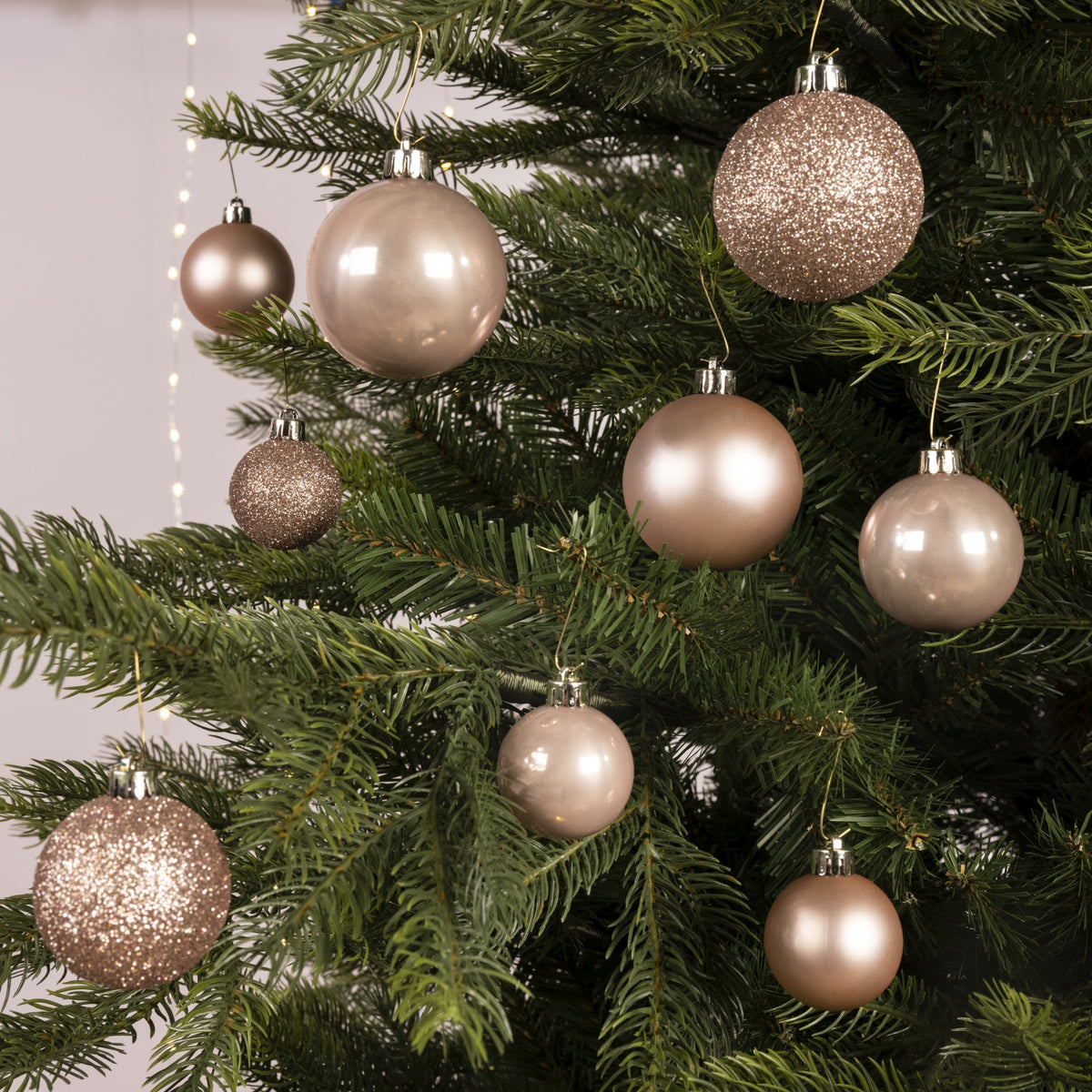 BAUBLES SHATTERPROOF SHMATT GLMIX DIA6CM BLUSHPINK