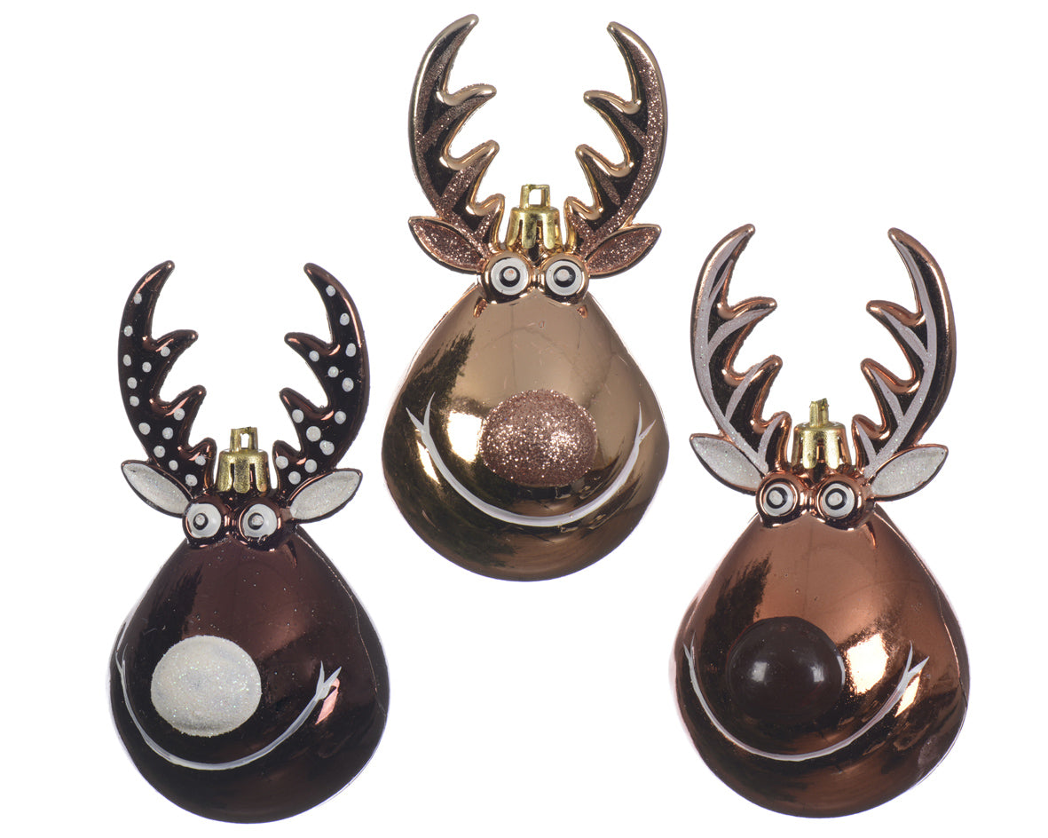 REINDEER SHATTERPROOF PEARL GLITTERS 3COL ASS