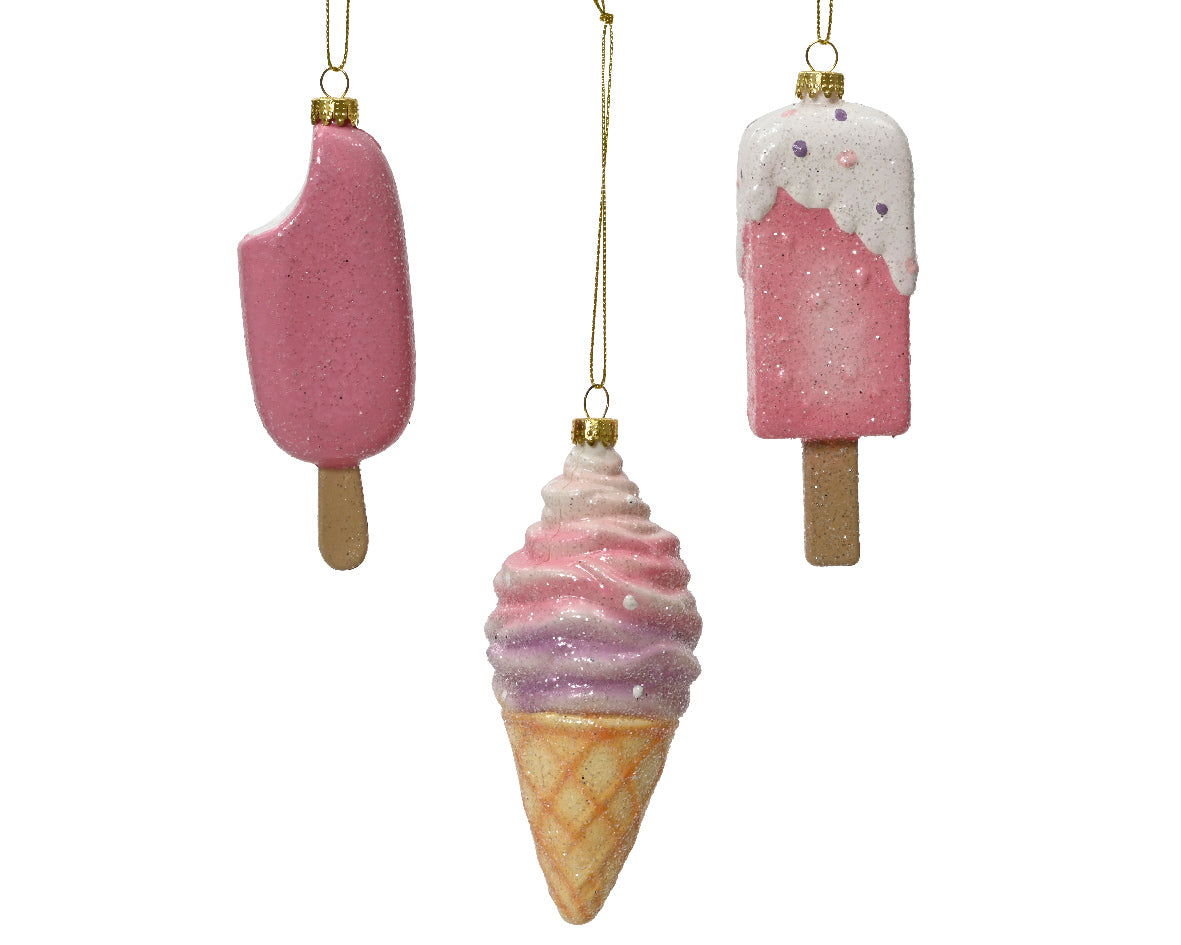 ORNAMENT PLAST ENMAEL SH SNOWL4.5W2.8H12.5CM ASSOR