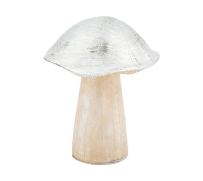 MUSHROOM POLYRESIN 13X13X15.5CM