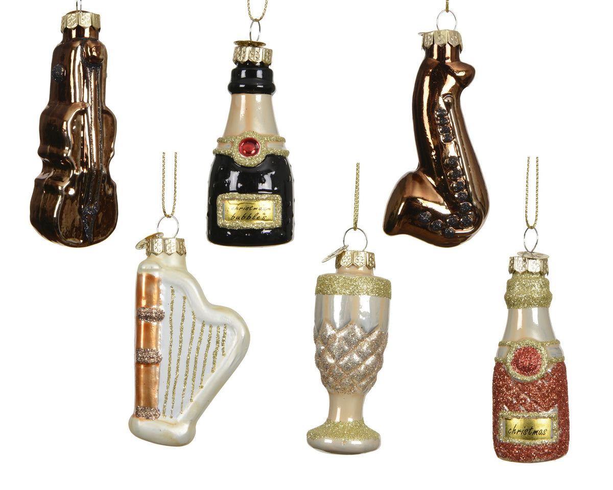 BOTTLE GLASS 6ASS ASSORTED DIÁMETRO 3.5CM X ALTO 7.5CM