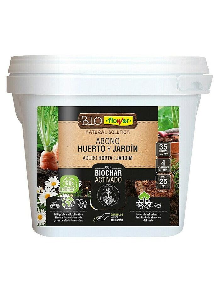 BIO ABONO HUERTO Y JARDIN BIOCHAR 800GR