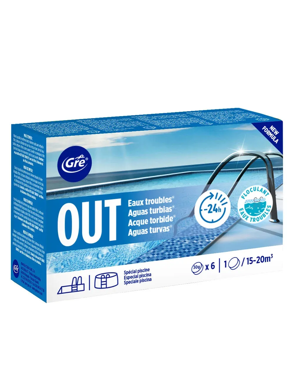 STOP AGUAS TURBIAS PASTILLAS 30GR