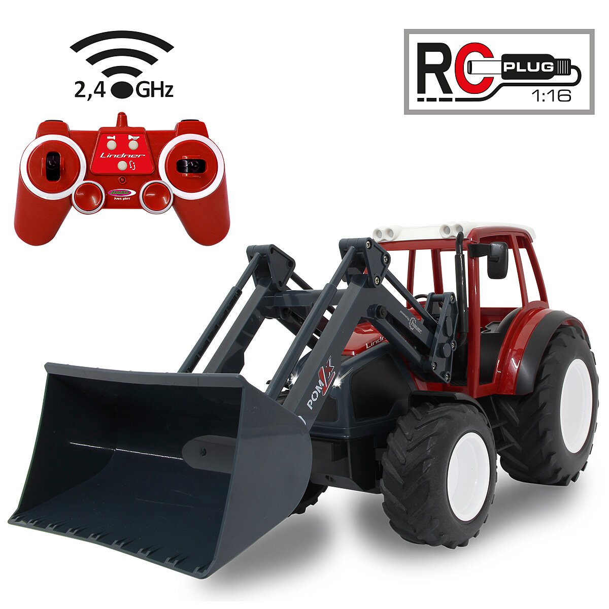 LINDNER GEOTRAC CARCADOR FRONTAL 1:16 2,4GHZ 1:16 2,4GHZ