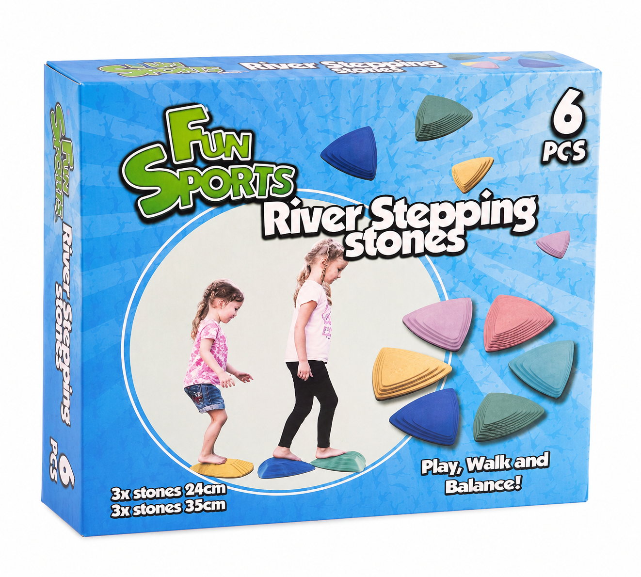 JUEGO PIEDRAS DE RIO 6 PIEZAS