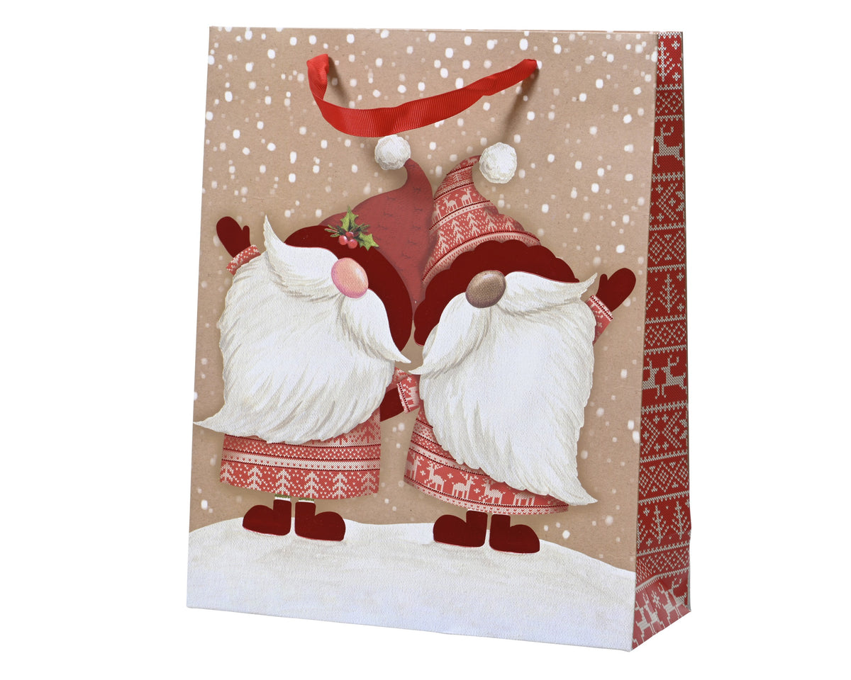 GIFTBAG PAPER ONE SIDE RED FOIL FSC MIX CREDIT RED/COLOUR(S) LARGO 10CM X ANCHO 26CM X ALTO 32CM
