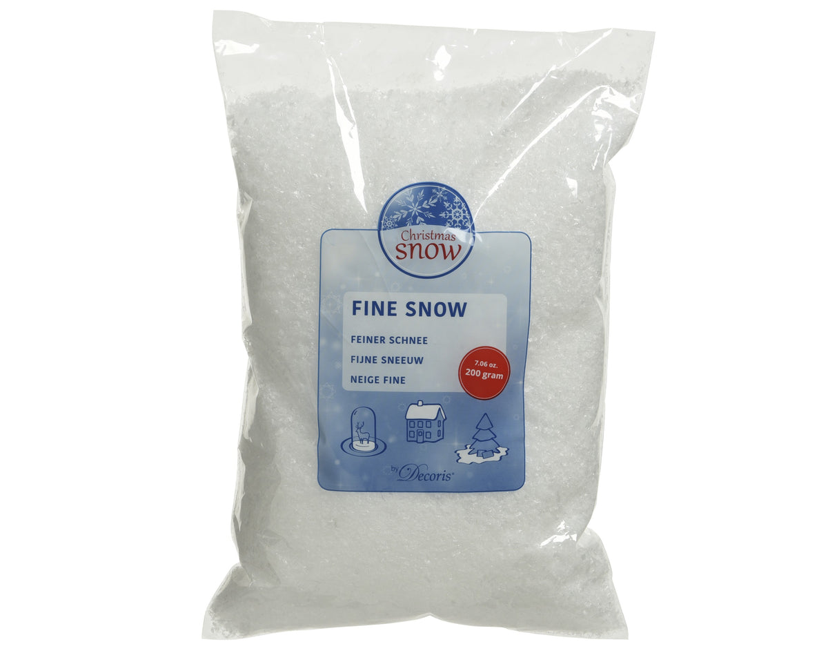 SNOWFLAKE POLYBAG 28X18X3CM WHITE