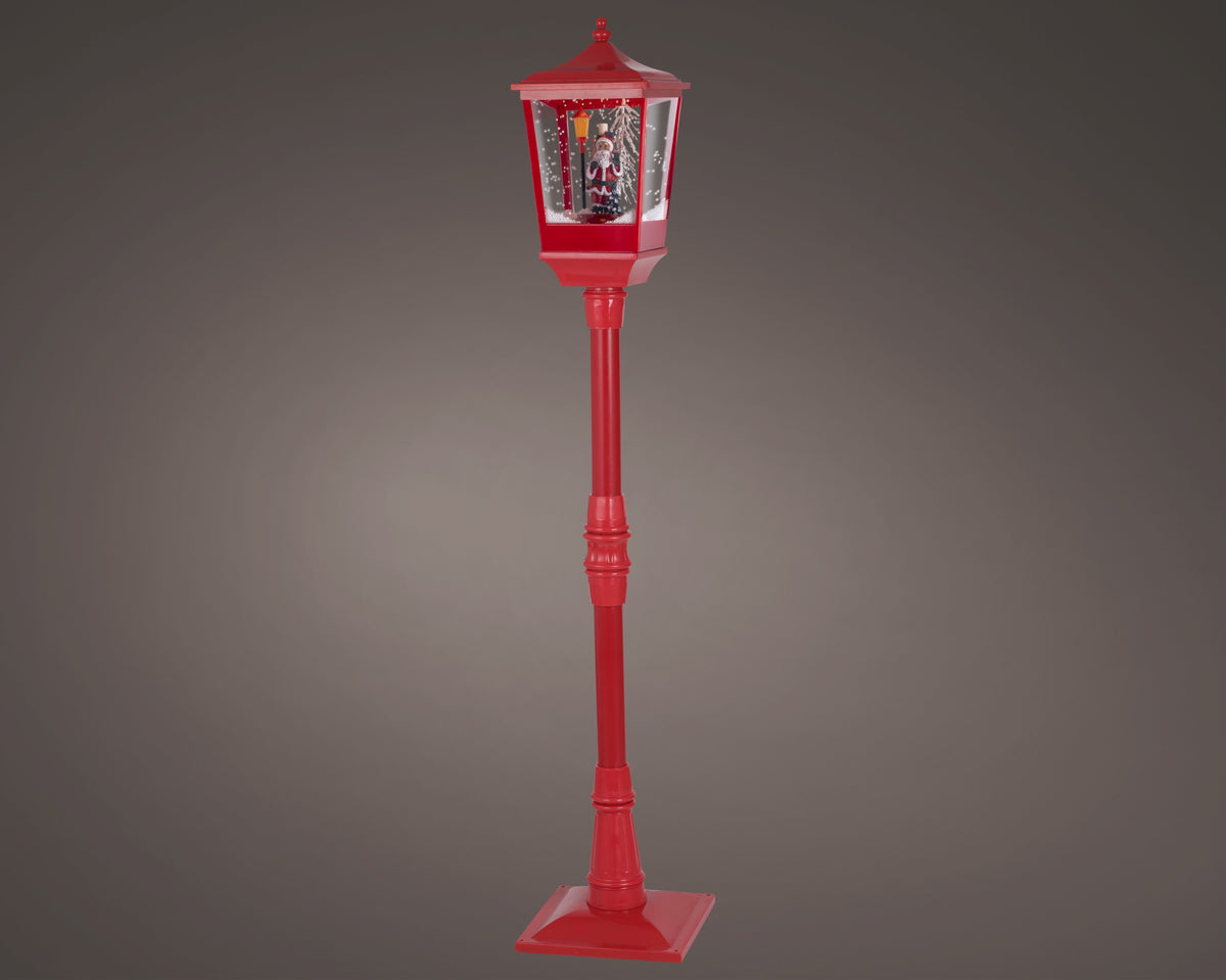 LED LANTERN PLASTIC SNOWFALL FUNCTION INDOOR COLOURS/WARM WHITE LARGO 26CM X ANCHO 26CM X ALTO 135CM