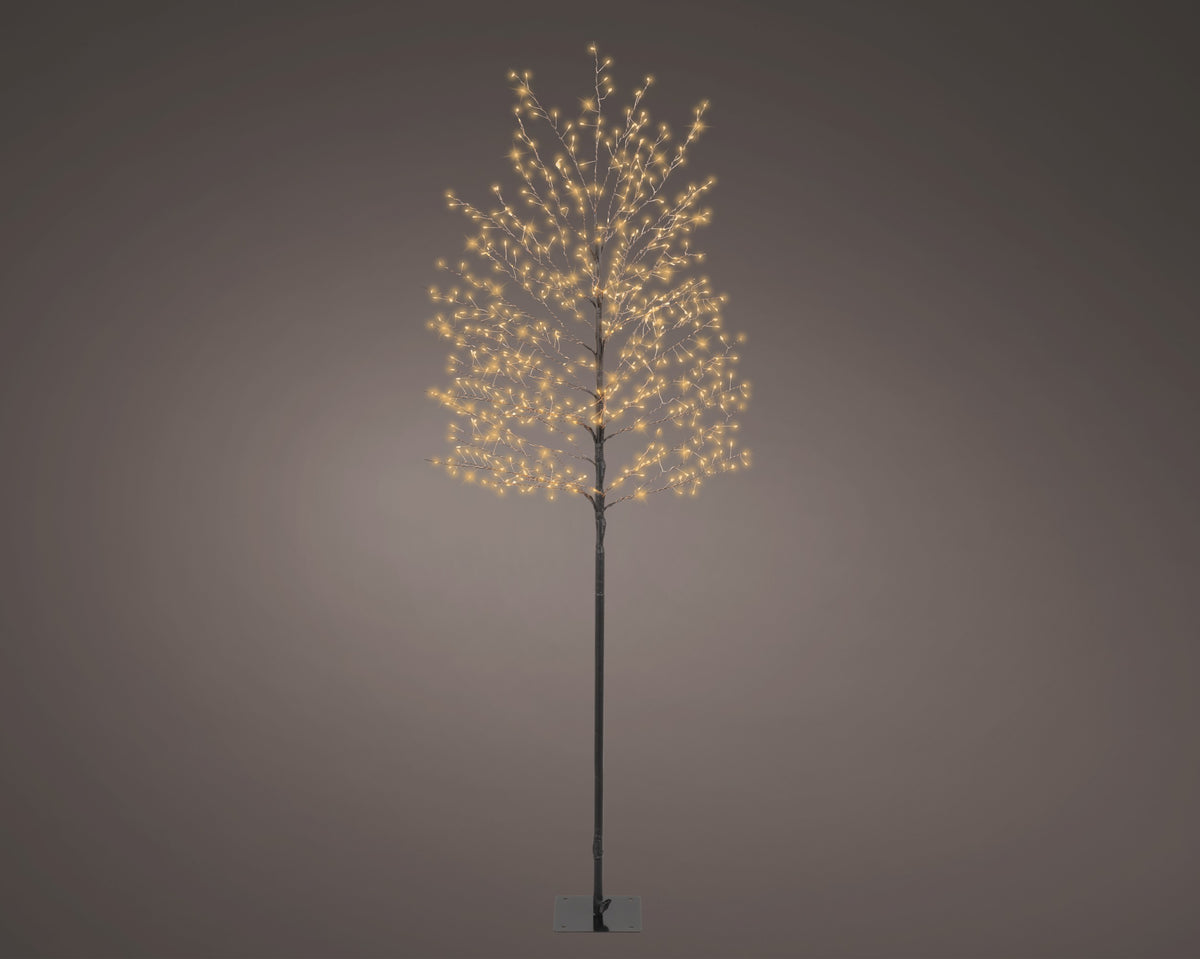 MICRO LED TREE PVC STEADY OUTDOOR BLACK/CLASSIC WARM DIÁMETRO 70CM X ALTO 180CM