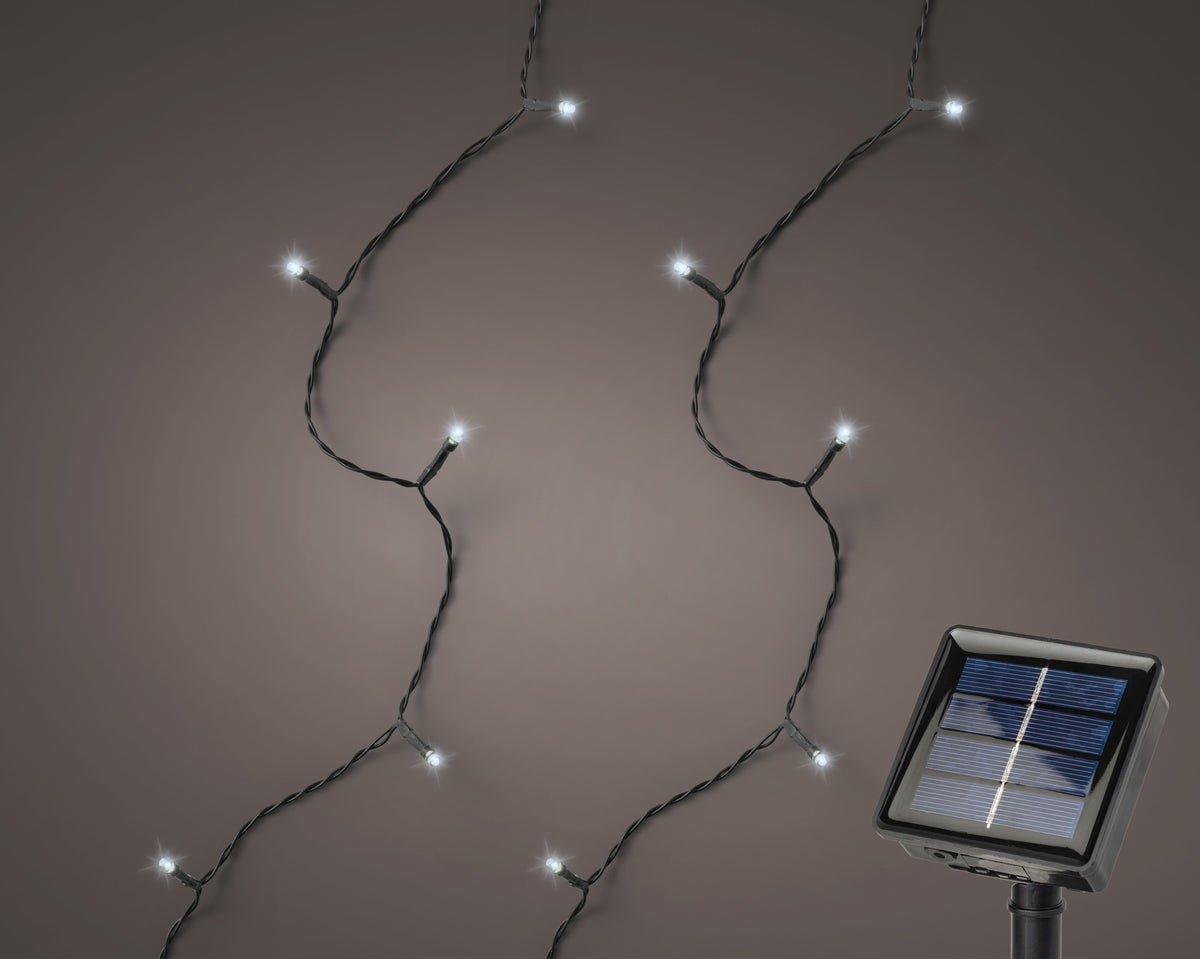 SOLAR STRING LIGHTS 100LED 990CM COOL WHITE