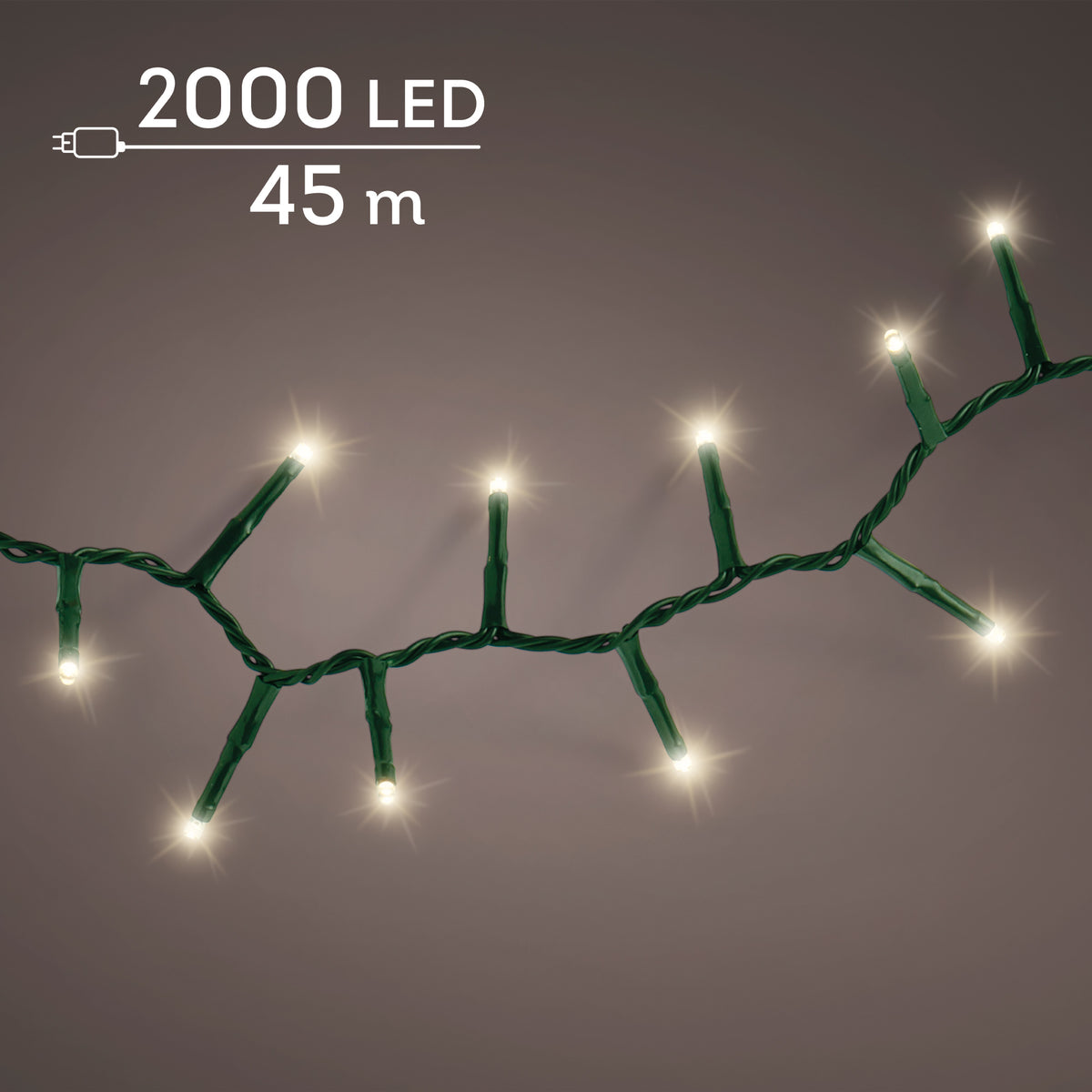 LED COMPACT LIGHTS 8F 2000LED L4500CM WARM WHITE