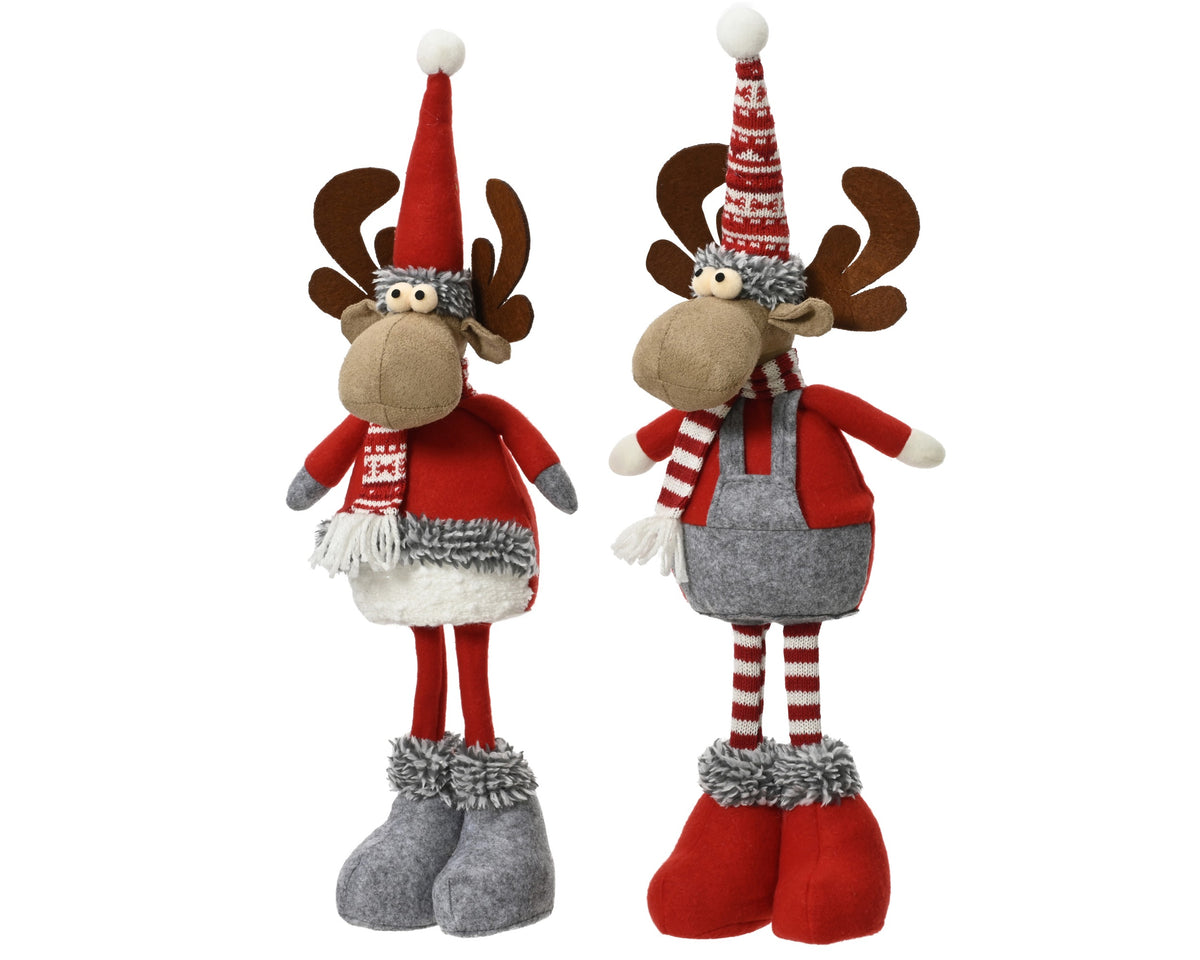 DEER POLYESTER 2ASS RED/COLOUR(S) LARGO 14CM X ANCHO 12CM X ALTO 50CM