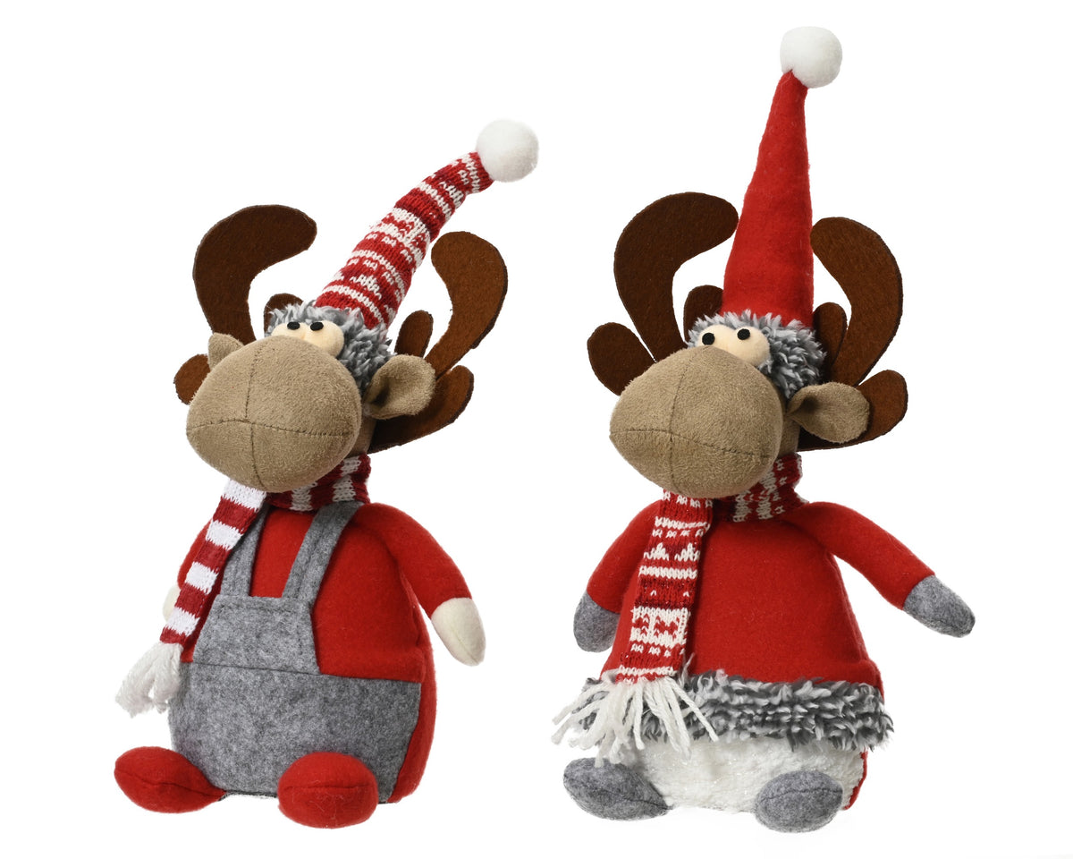 DEER POLYESTER 2ASS RED/COLOUR(S) LARGO 14CM X ANCHO 10CM X ALTO 30CM