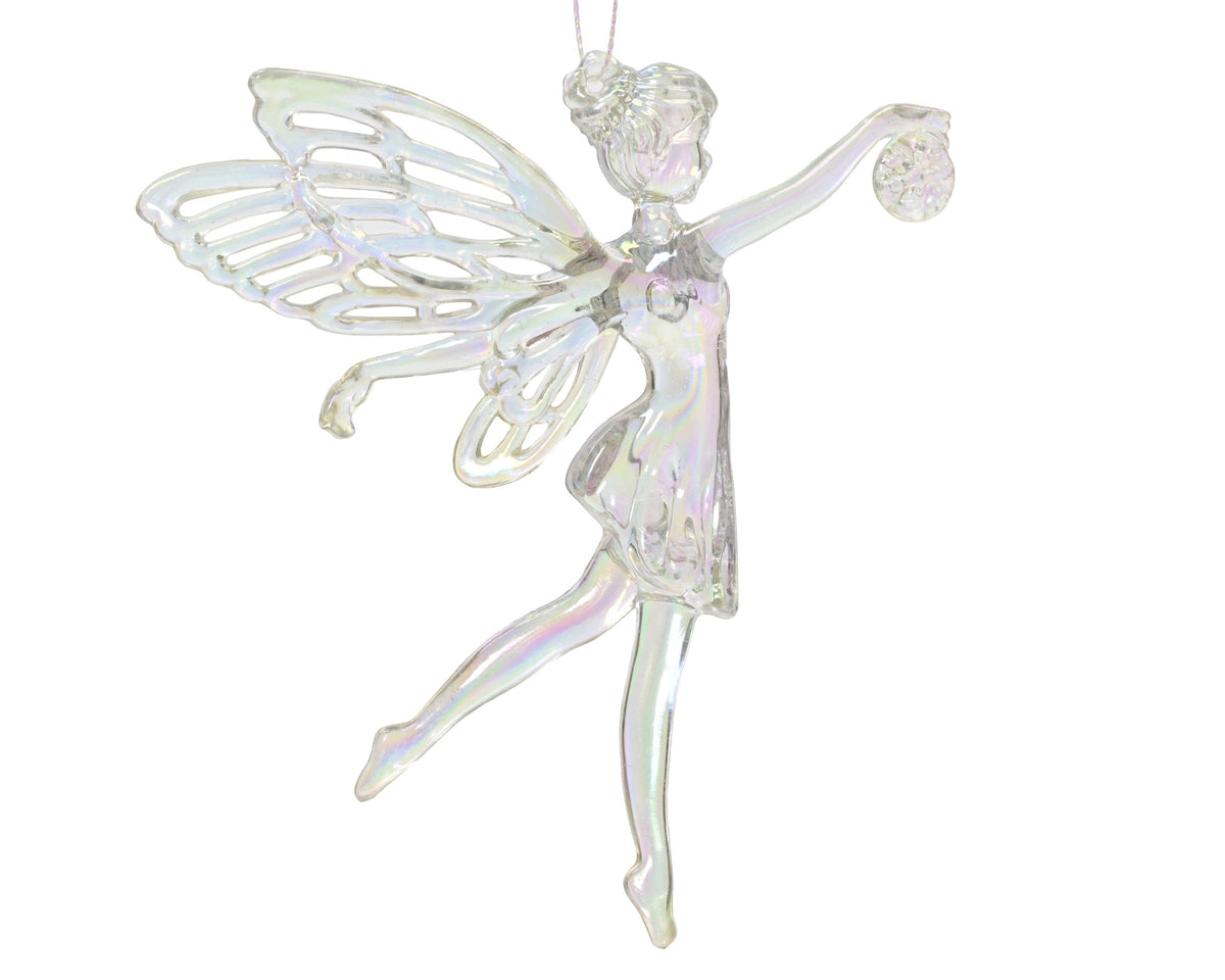 FIGURINES ACRYLIC L2W12H11 TRANSPARENT/IRIS