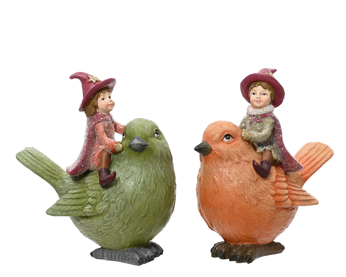 BIRD POLYR GNOMEBITCH 11X6.3X12 ASSORT