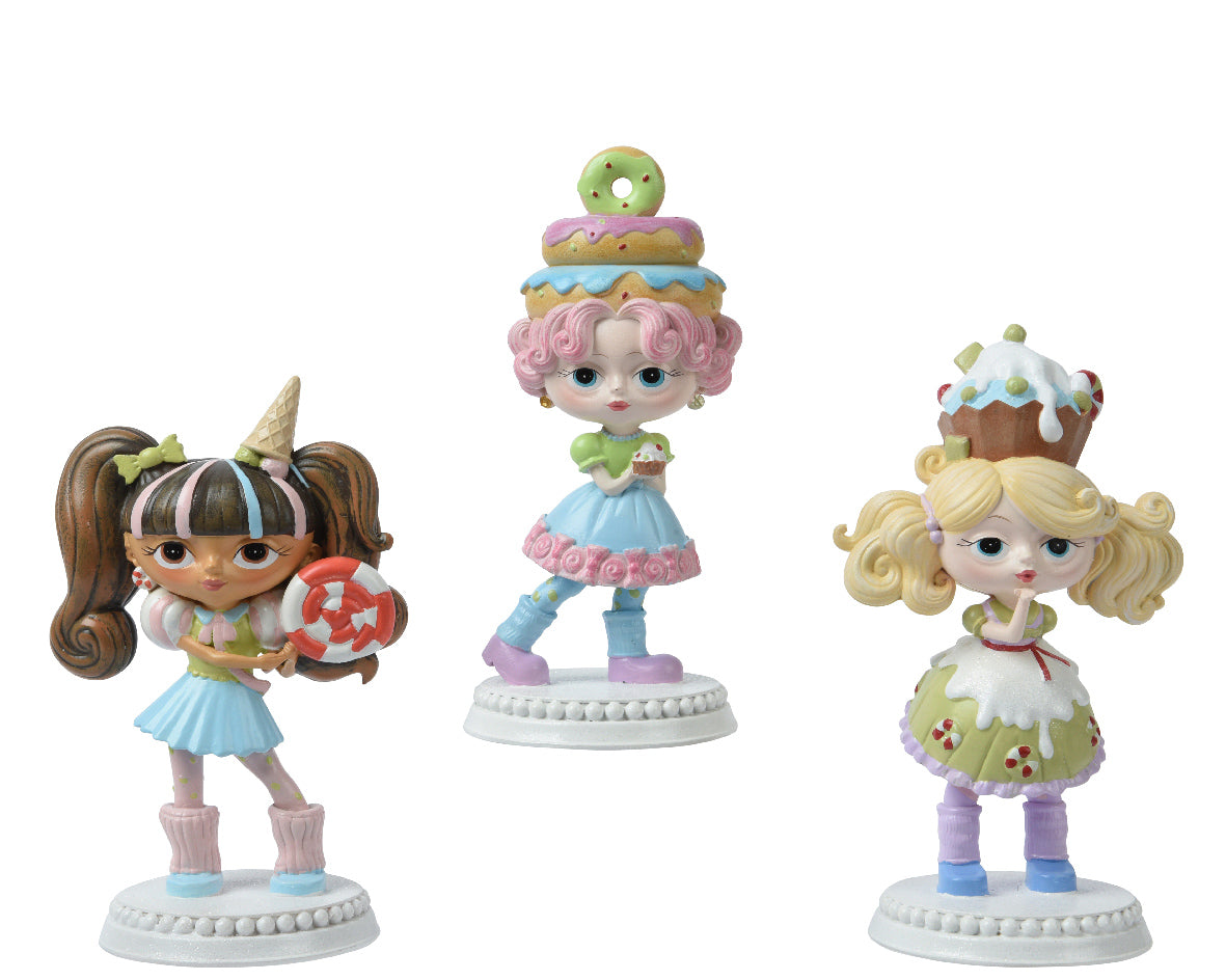 GIRL POLYR CAKE ICECREAM DOTNUT MULTI