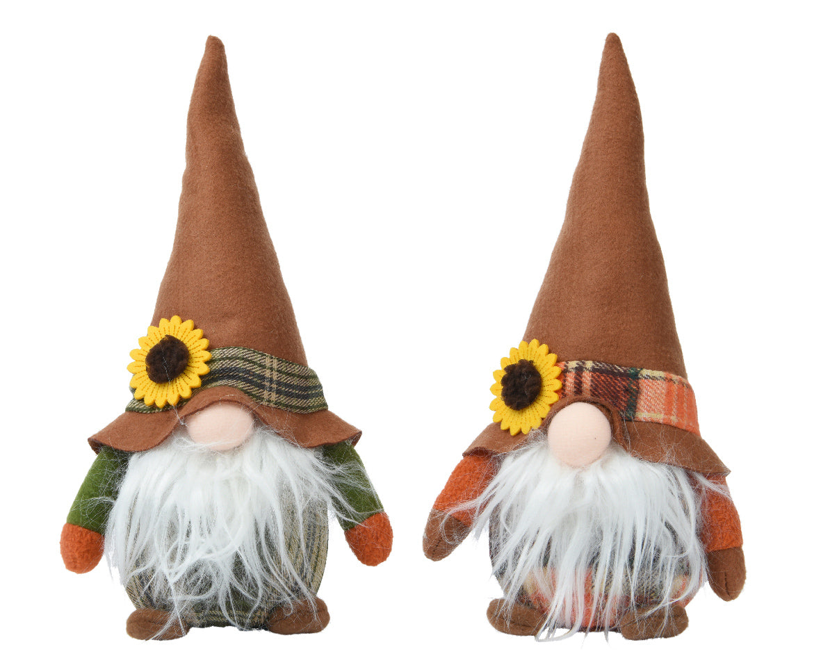 GNOME POLYESTER 2ASS 16X9X28CM ORANGE/COL