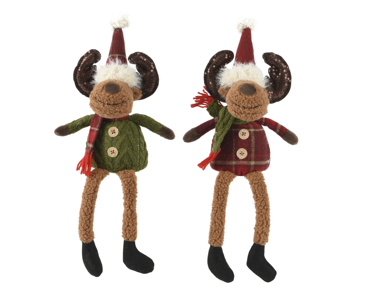DEER POLYESTER HAT-SCAFT 2ASS RED/COLOUR(S) LARGO 14CM X ANCHO 11CM X ALTO 45CM