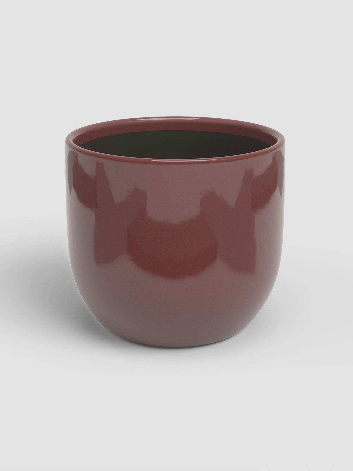 MACETA ARCADIA ROJO OSCURO