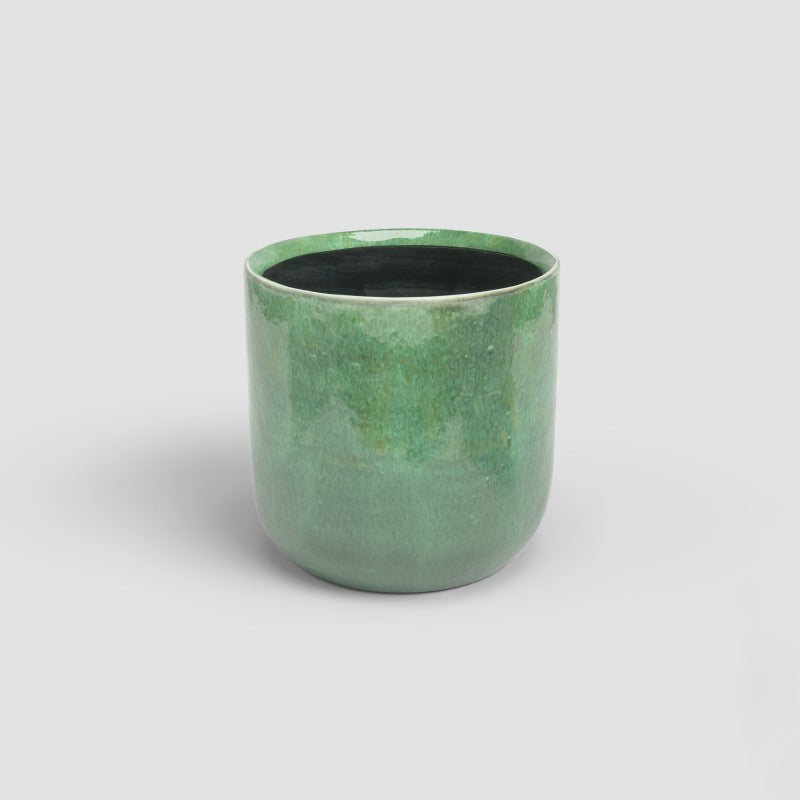 MACETA JUPITER VERDE AGUA