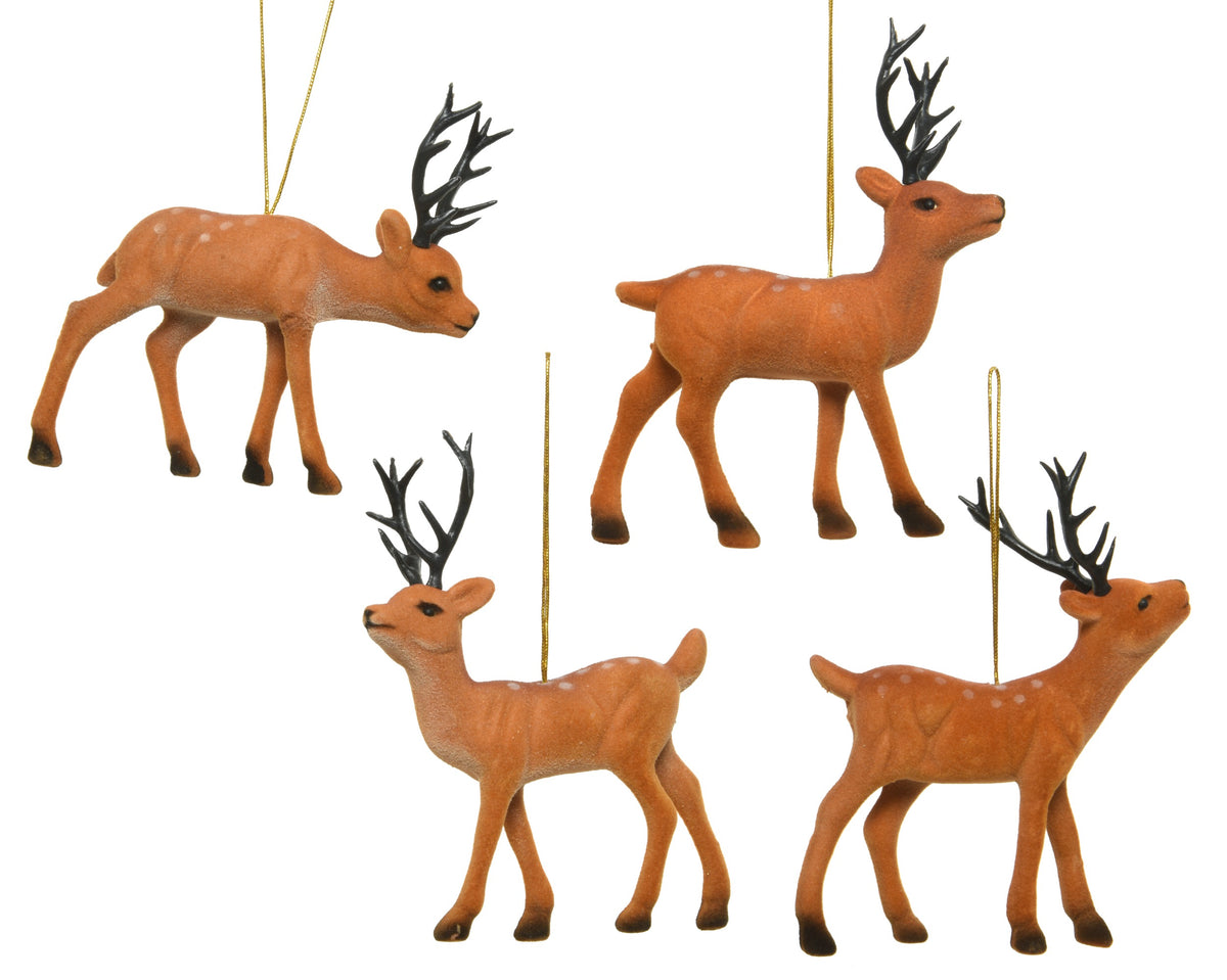 REINDEER PLASTIC FLOCK 4ASS BROWN LARGO 2CM X ANCHO 12CM X ALTO 13CM