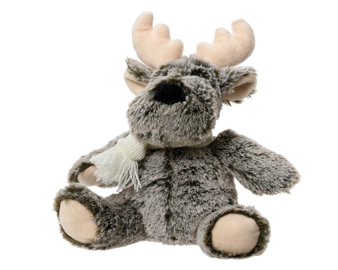 REINDEER POLY BEIGE ANTLER FEET PATCH 15CM GREY