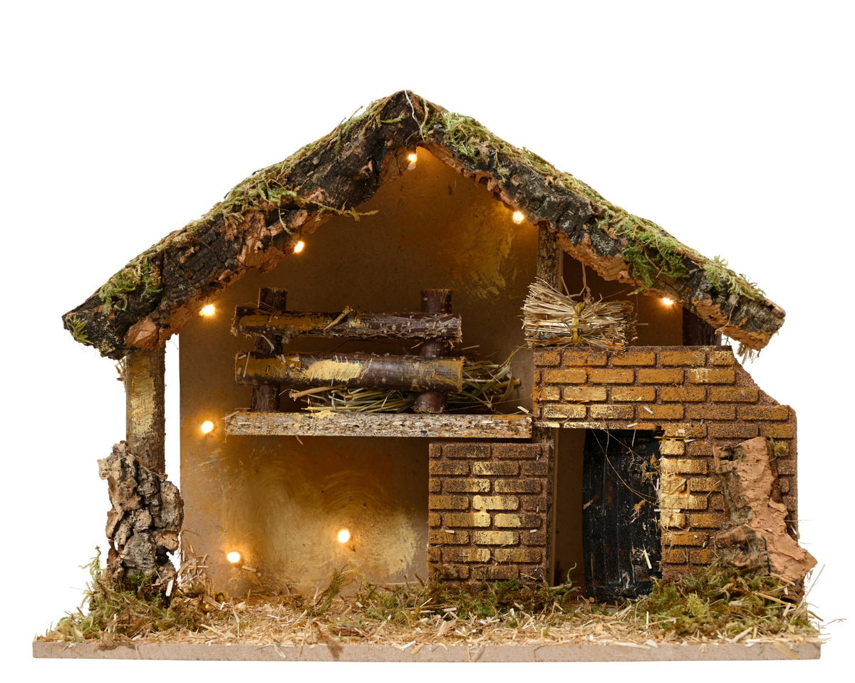 NATIVITY HOUSE NATURAL LED IND NATURAL