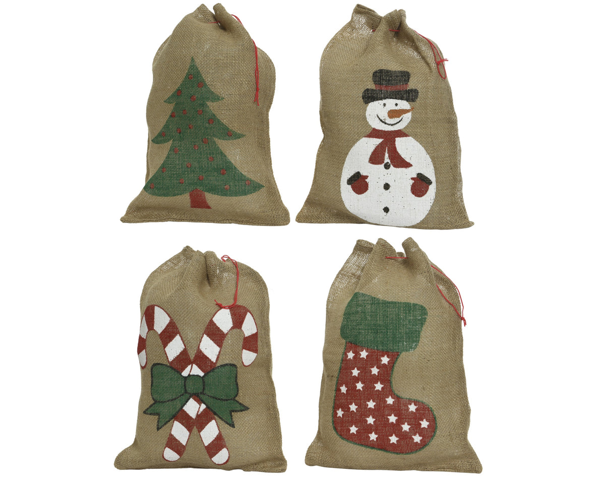 GIFTBAG HESSIAN 4ASS NATURAL LARGO 0.3CM X ANCHO 35CM X ALTO 50CM