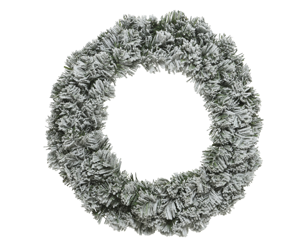 IMPERIAL WREATH SNOWY IND GREEN/WHITE D90