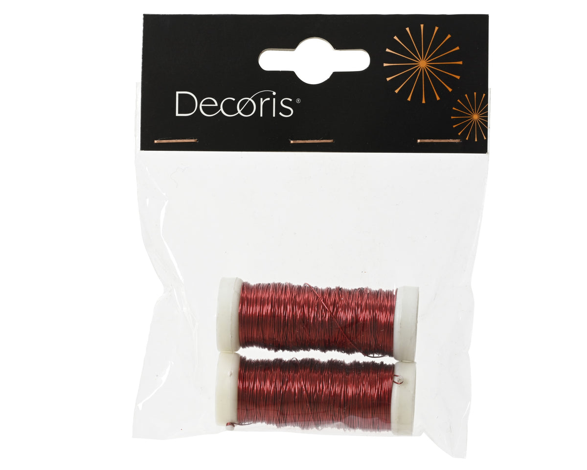 WIRE IRON RED DIÁMETRO 0.03CM X LARGO 6000CM