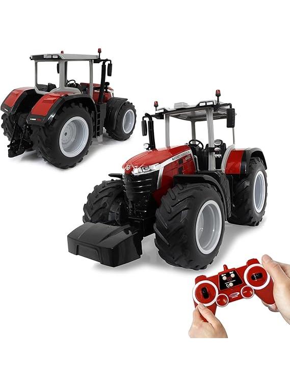 ESCABADORA TELEDIRIGIDA DE JUGUETE MASSEY FERGUSON
