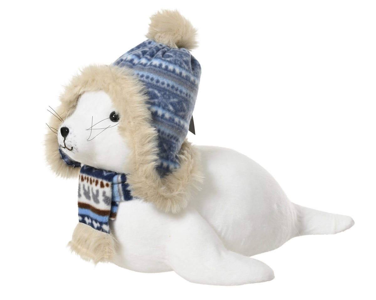 SEAL POLYESTER POLYESTER SCARF, HAT CREAM/COLOUR(S) LARGO 21CM X ANCHO 23CM X ALTO 50CM