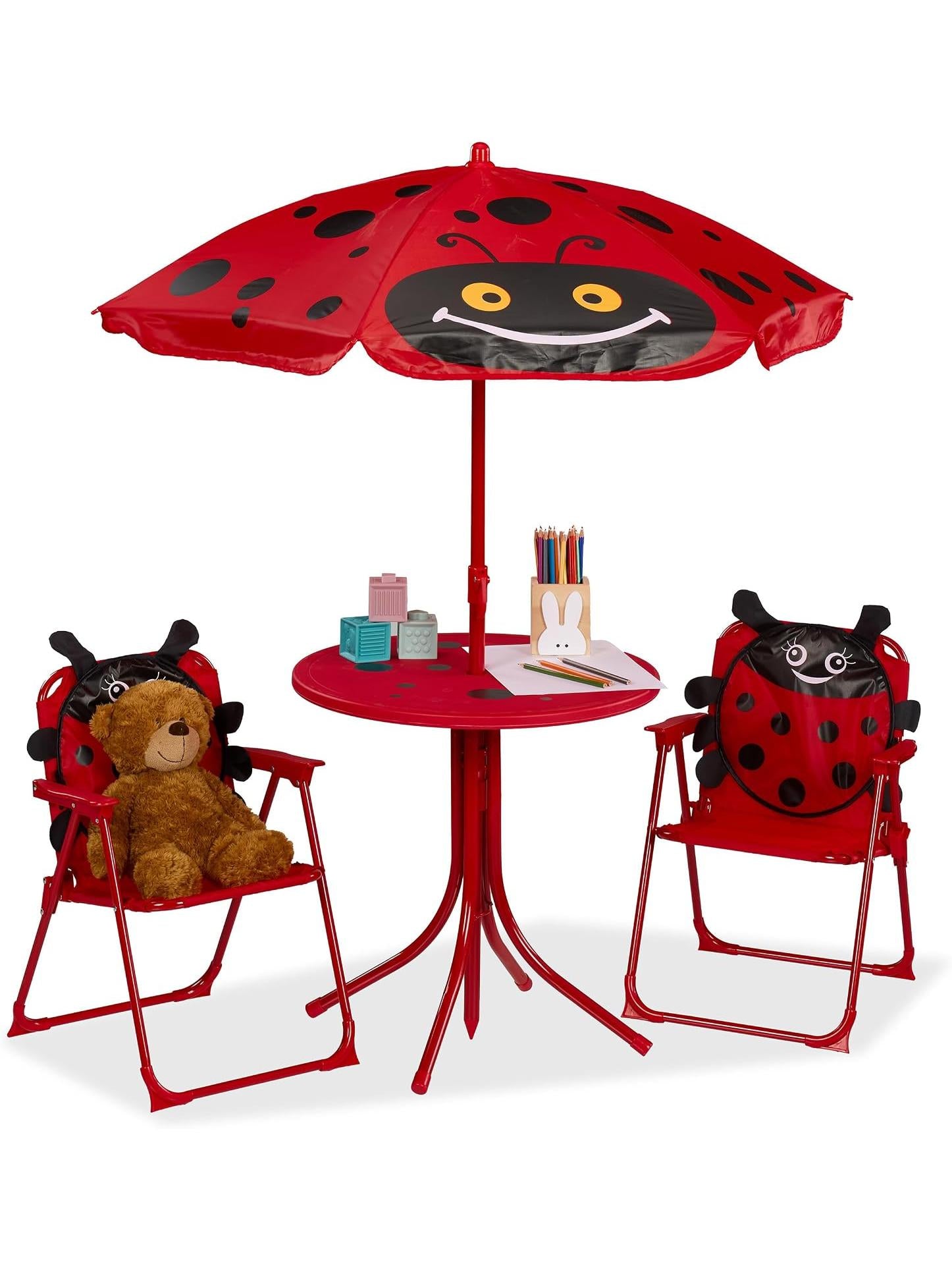 SET DE MESA Y SILLAS DE JARDÍN INFANTIL