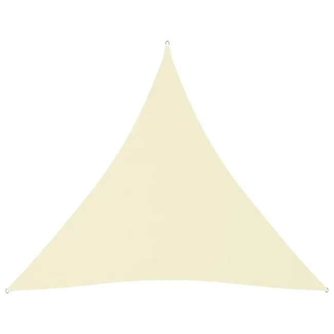 VELA DE SOMBRA TRIANGULAR 3X3X3M CREMA