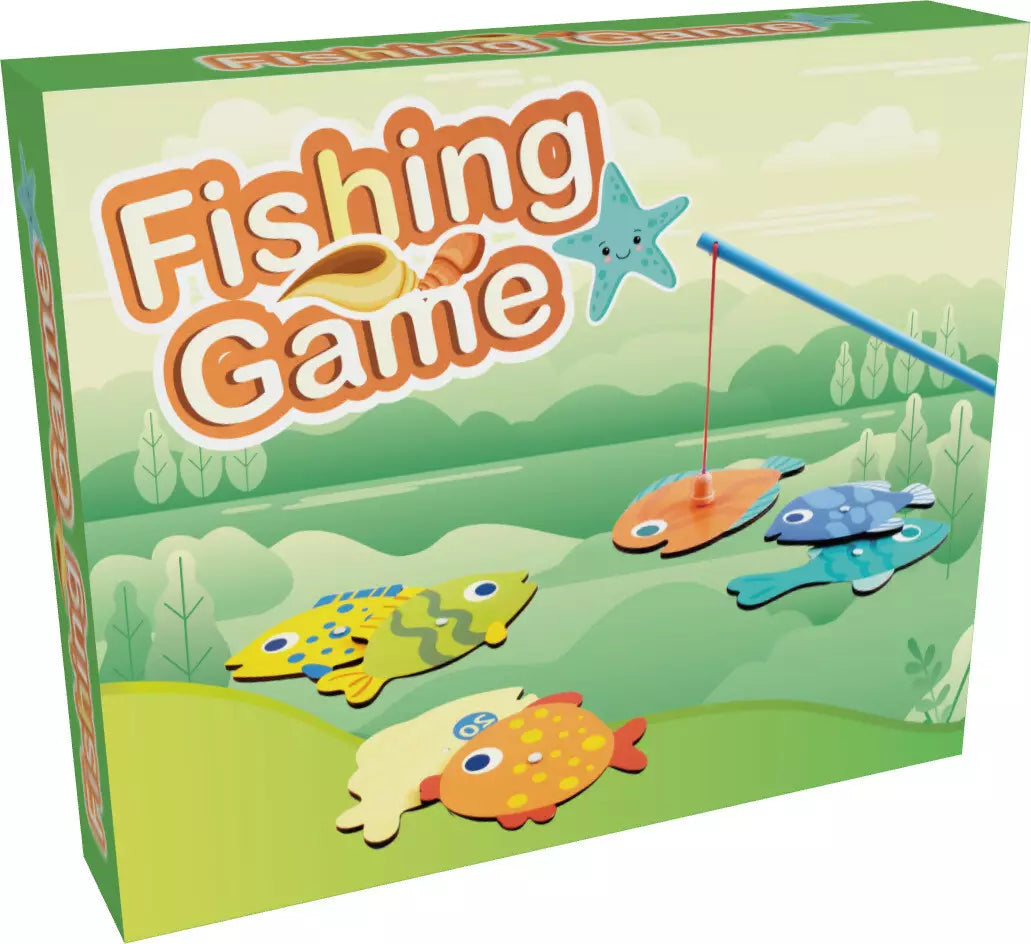 JUEGO DE MADERA PARA PESCA 9 PIEZAS