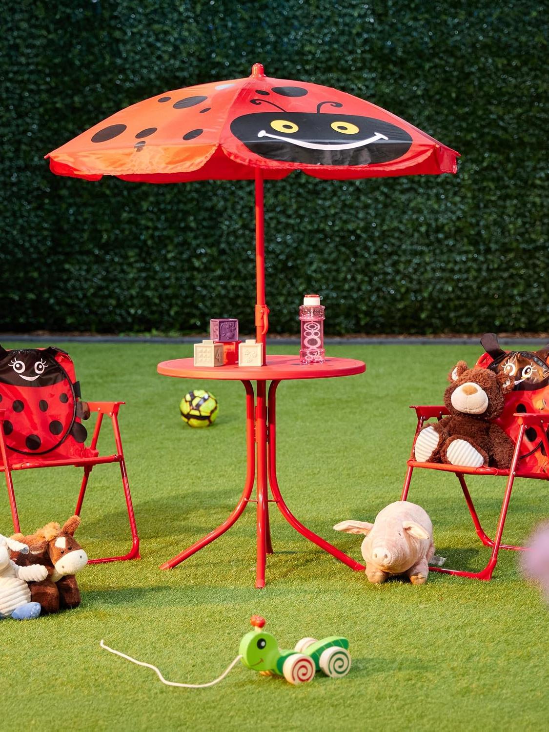 SET DE MESA Y SILLAS DE JARDÍN INFANTIL
