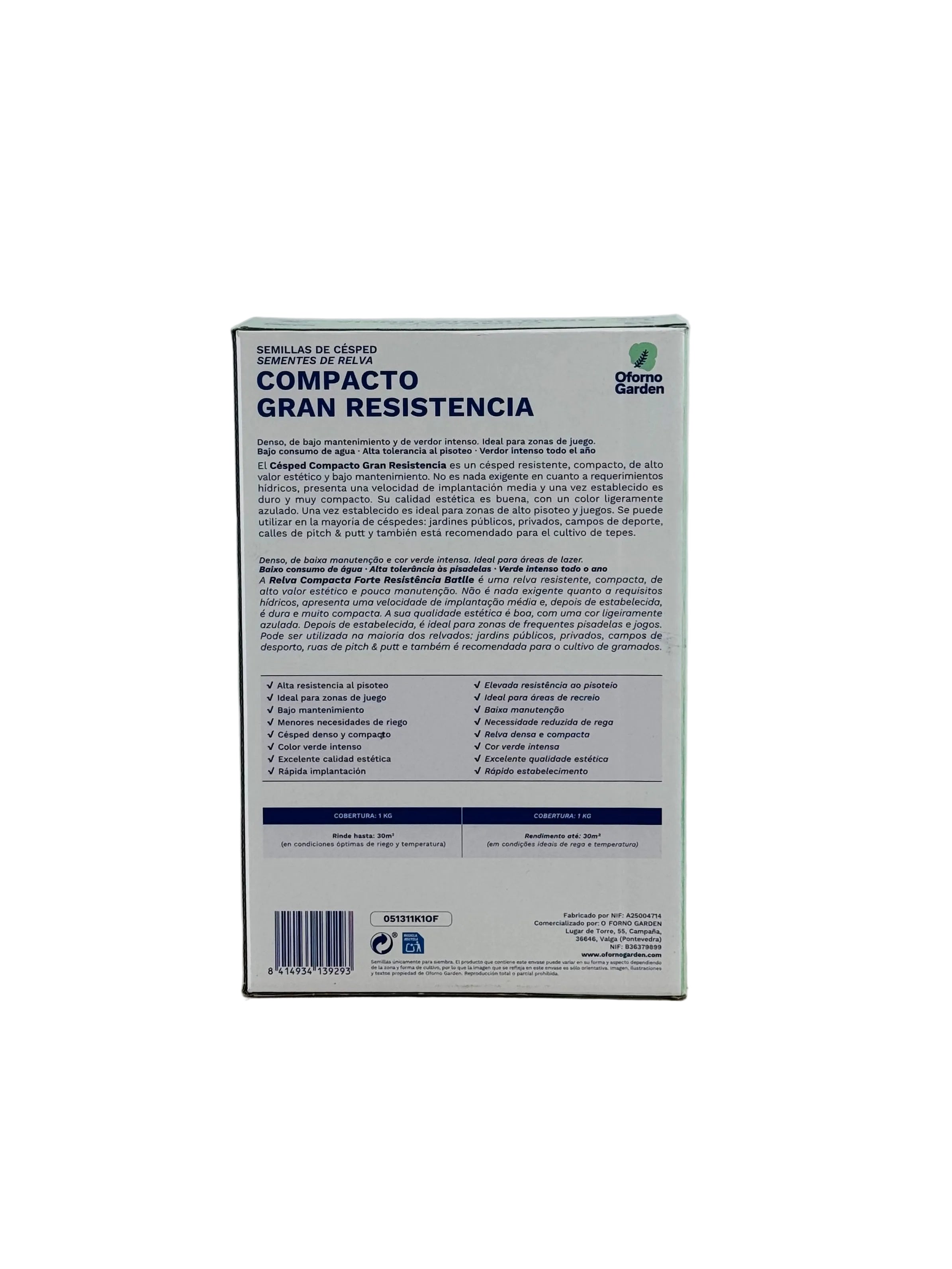 CESPED 1 KG RESISTENTE OFORNO