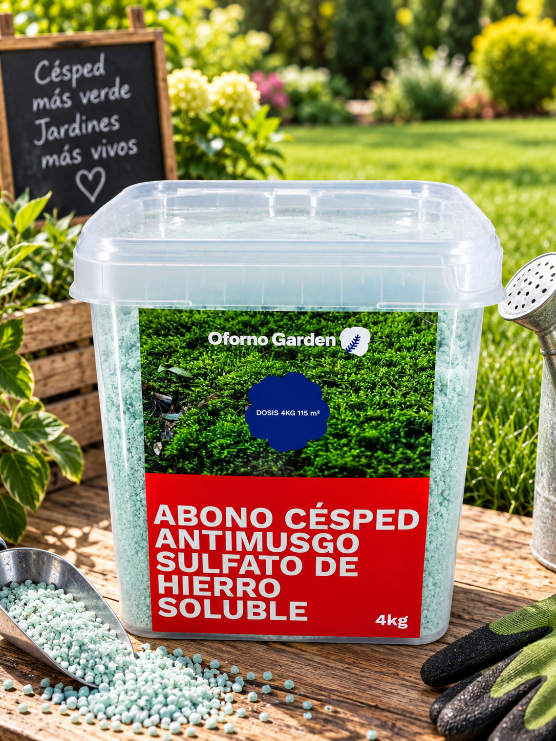 ABONO CÉSPED SOLUBLE ANTIMUSGO OFORNO 4KG