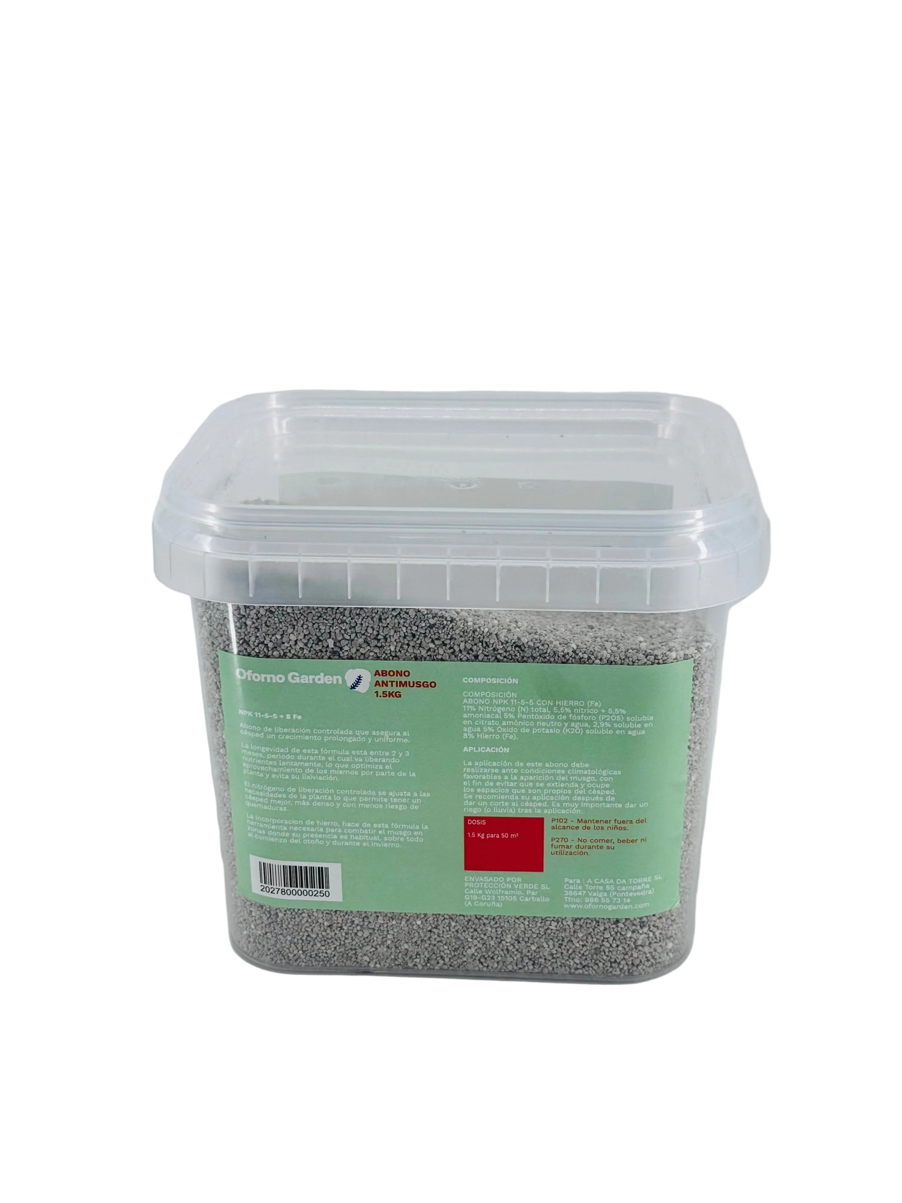 ABONO CÉSPED ANTIMUSGO 1,5KG