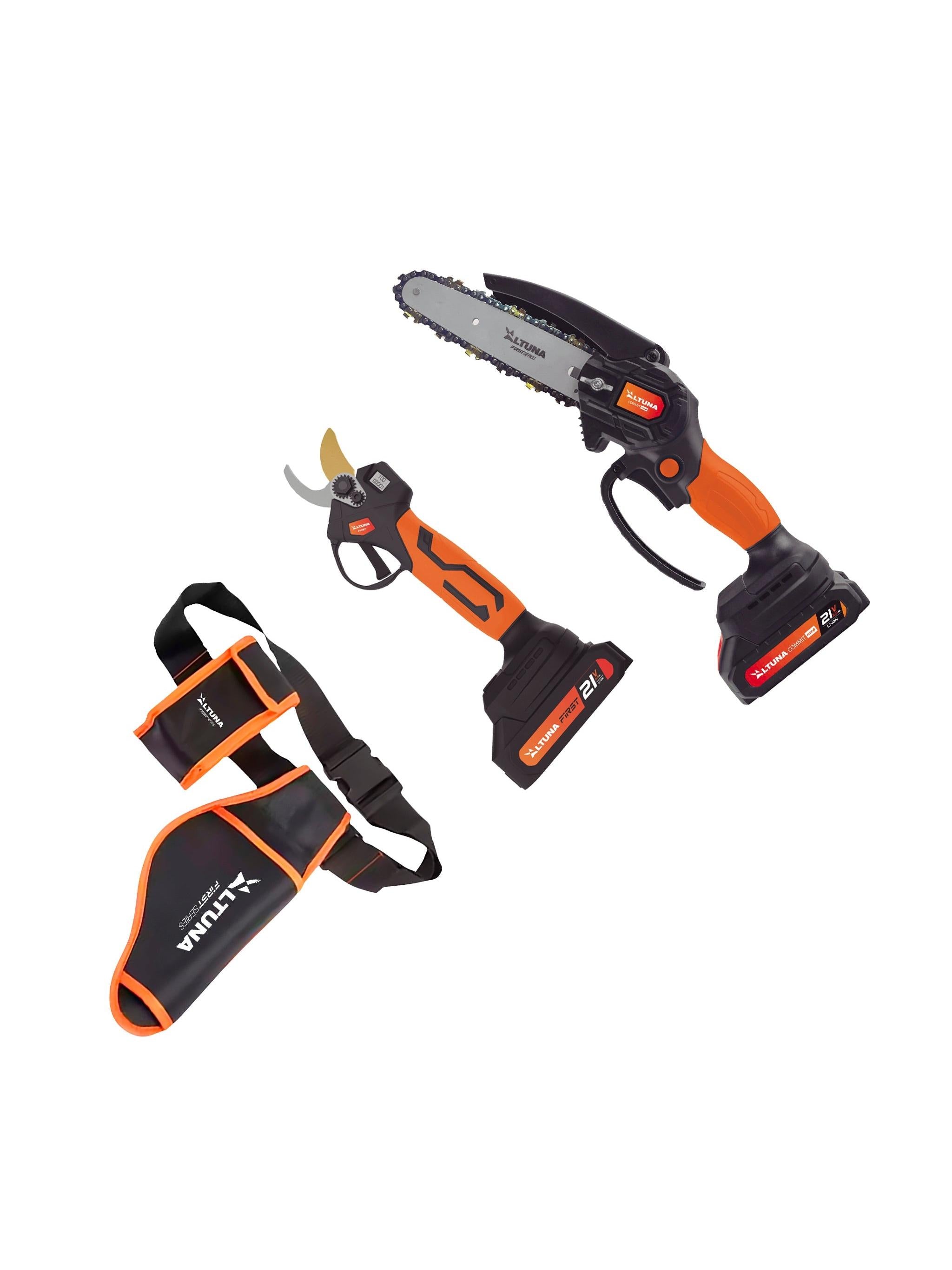 AFKIT2 KIT TIJERA+MOTOSIERRA 2BAT 21V-2A