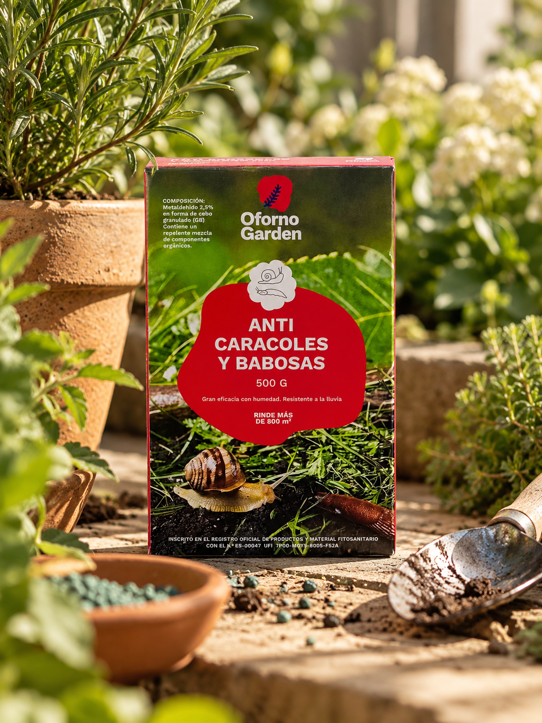 ANTICARACOLES Y BABOSAS (MET) 500GR OFORNO