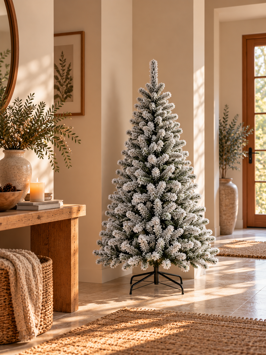 ÁRBOL DE NAVIDAD 180CM MONARCH NEVADO