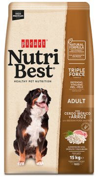 PIENSO NUTRIBEST ADULT IBERIAN PORK&RICE 15KG