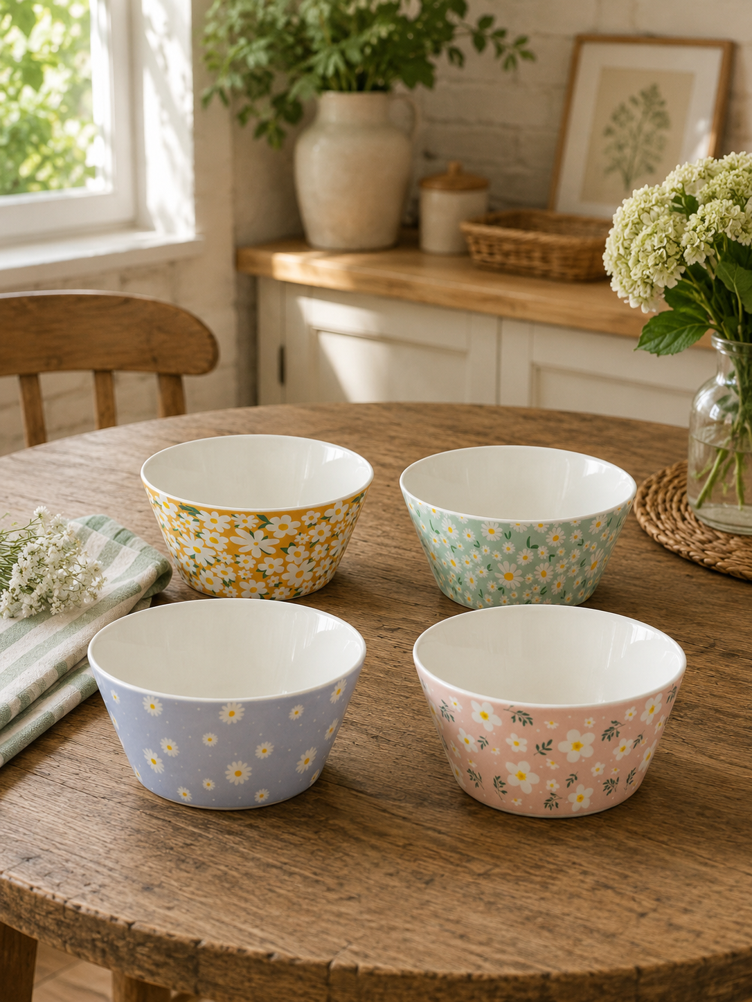 BOWL PORCELANA 450ML 4ASS