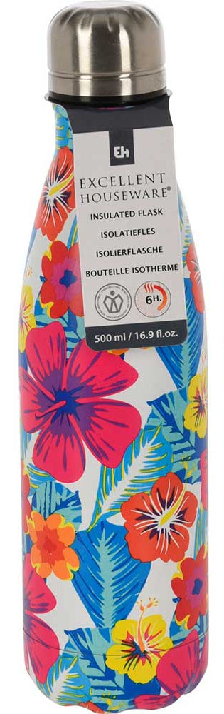 BOTELLA TERMO 500ML.INOX 6ASS