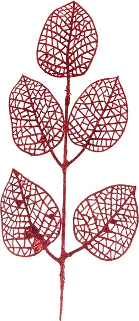 PACK DE 8 RAMAS DECORATIVAS ROJAS